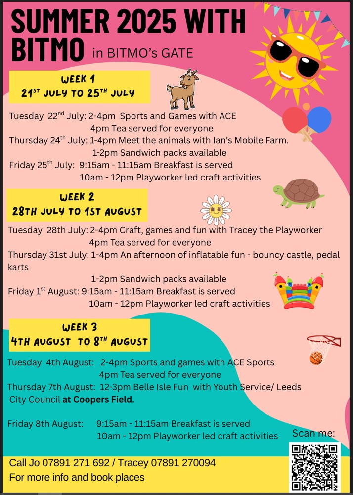 Holidays weeks 1-3
